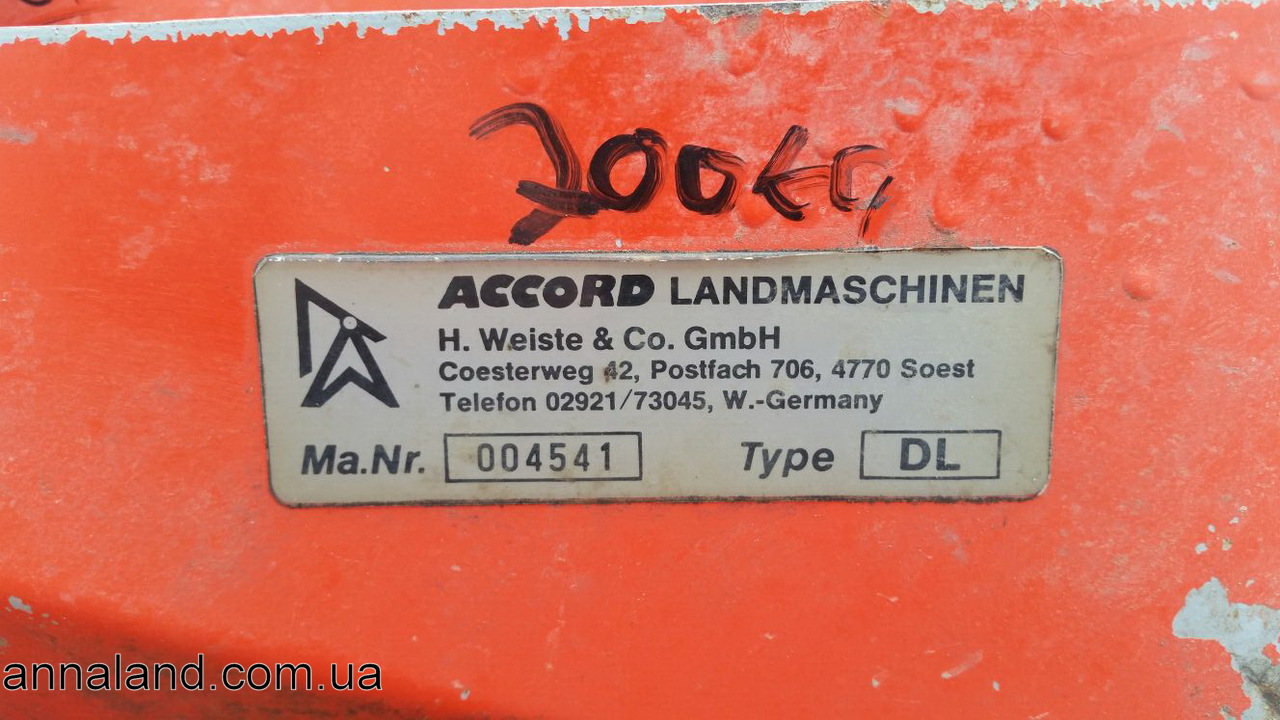  Сівалка пневматична Accord - DL4M - 10 - Annaland.com.ua.jpg Продаж бу сг техніки з Нідерландів
